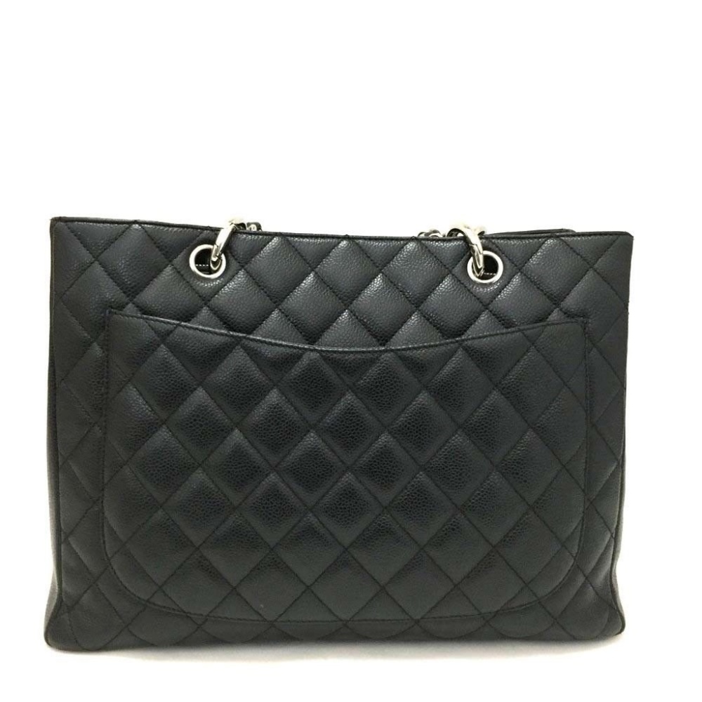 100% Auth CHANEL Quilted Matelasse Caviar GST - Picture 2 of 8